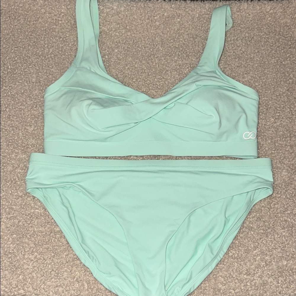 CALIA by Carrie Underwood Light Green Bikini Set